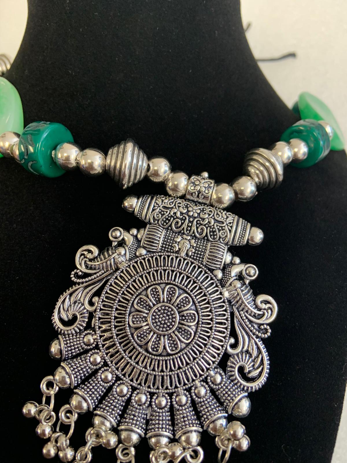 Elegant Oxidized Jewelry Set