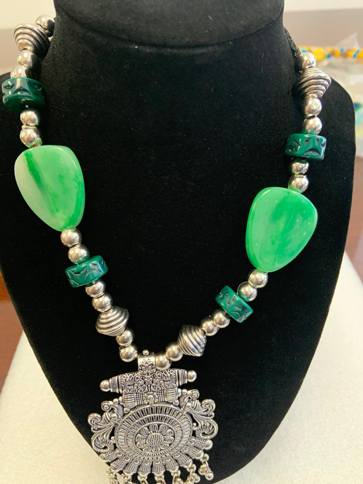Elegant Oxidized Jewelry Set