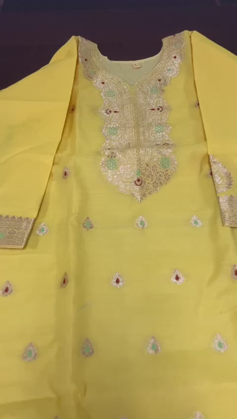 Salwar Suit Yellow
